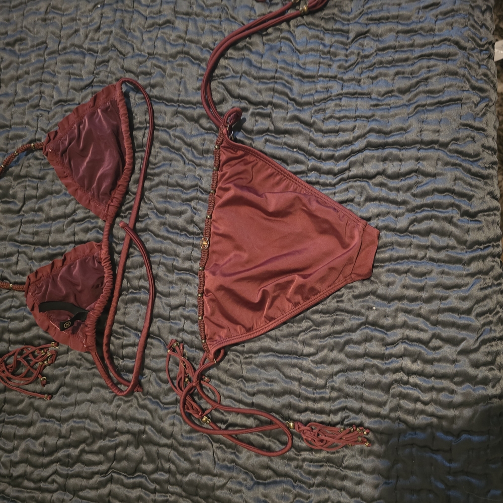 ViX Rope Braid Triangle-Top Side-Tie Bikini XS - Picture 9 of 11